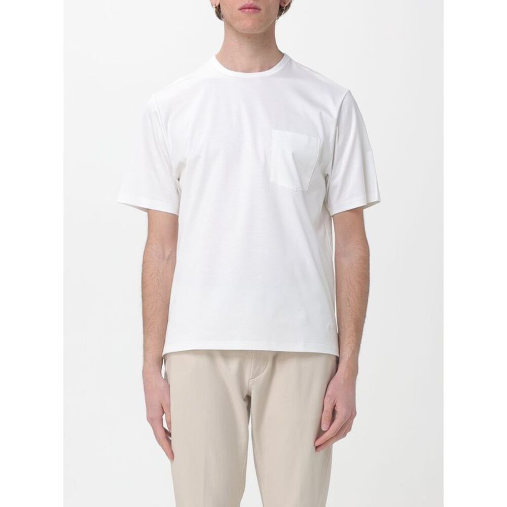 Agnona Men Crew Neck Cotton T-Shirt Agnona